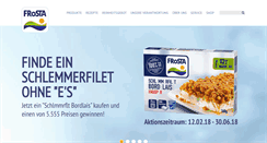 Desktop Screenshot of frosta.de